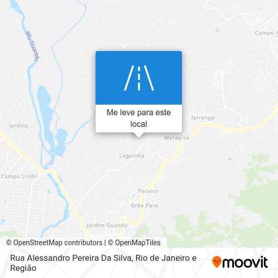 Rua Alessandro Pereira Da Silva mapa