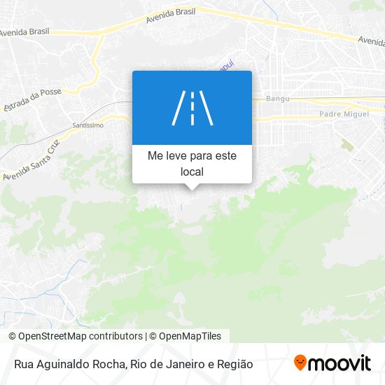 Rua Aguinaldo Rocha mapa