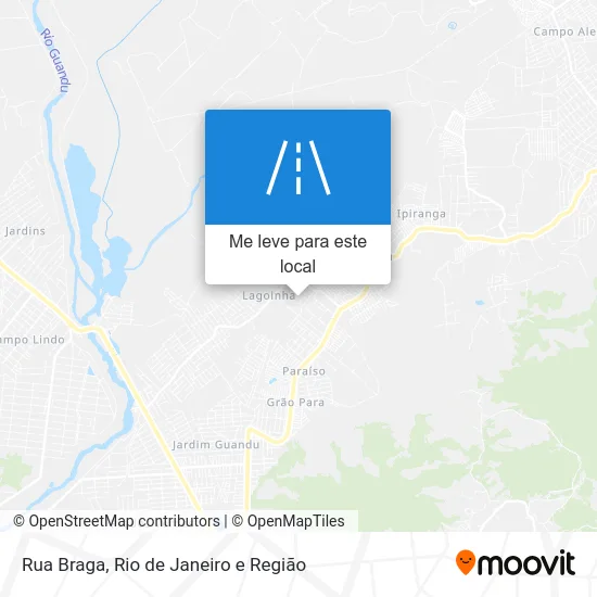 Rua Braga mapa