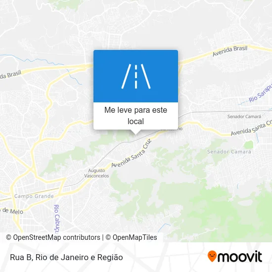 Rua B mapa