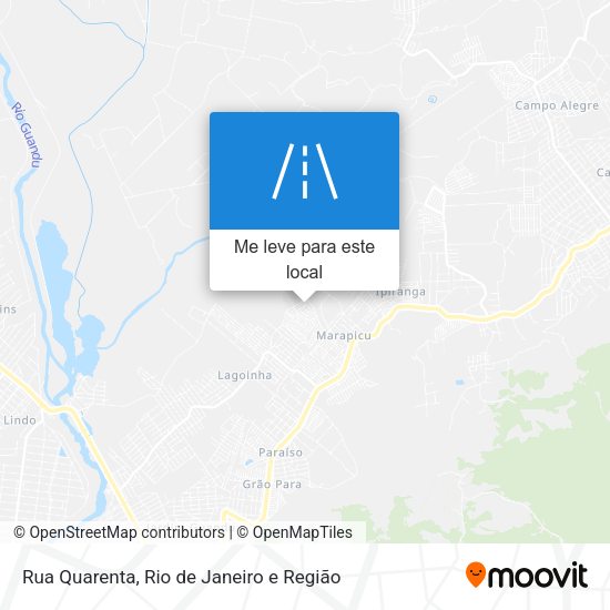 Rua Quarenta mapa