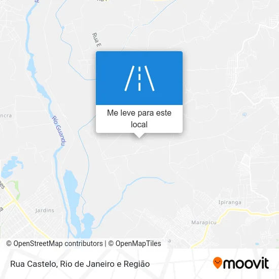 Rua Castelo mapa