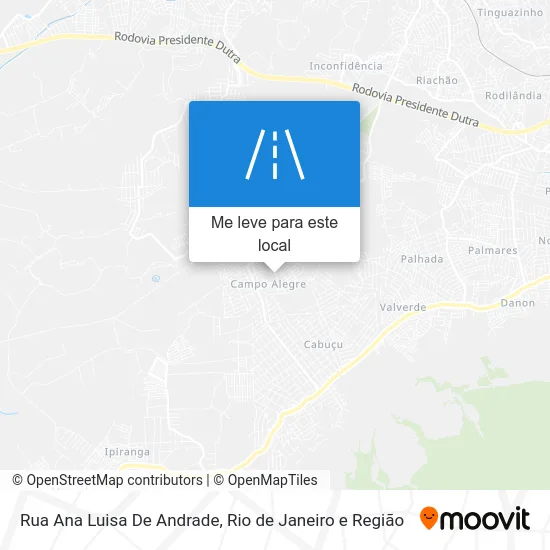 Rua Ana Luisa De Andrade mapa