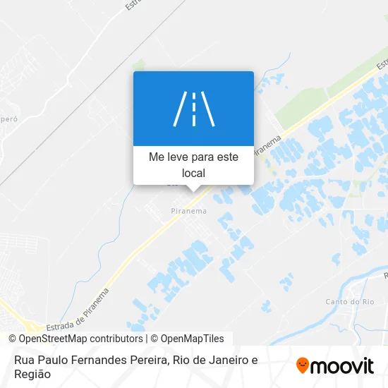 Rua Paulo Fernandes Pereira mapa