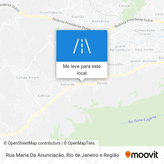 Rua Maria Da Anunciacão mapa