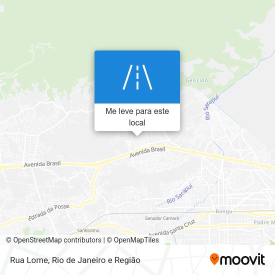 Rua Lome mapa