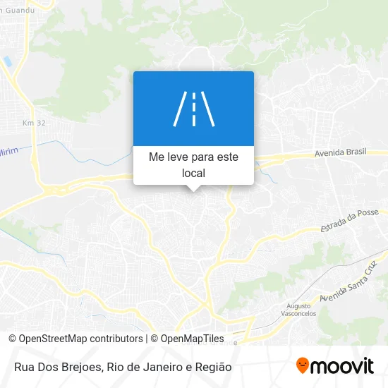 Rua Dos Brejoes mapa