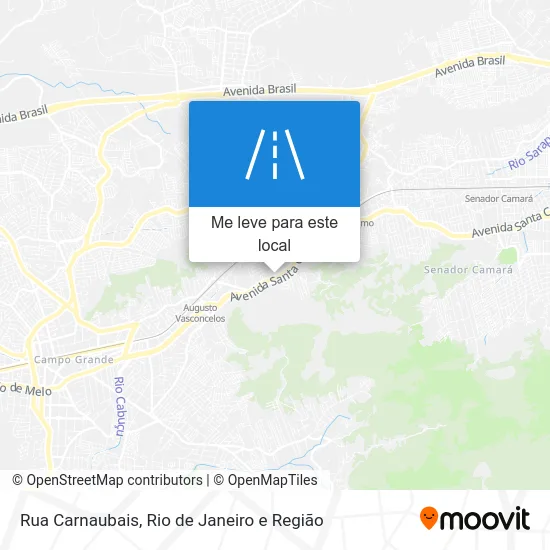 Rua Carnaubais mapa