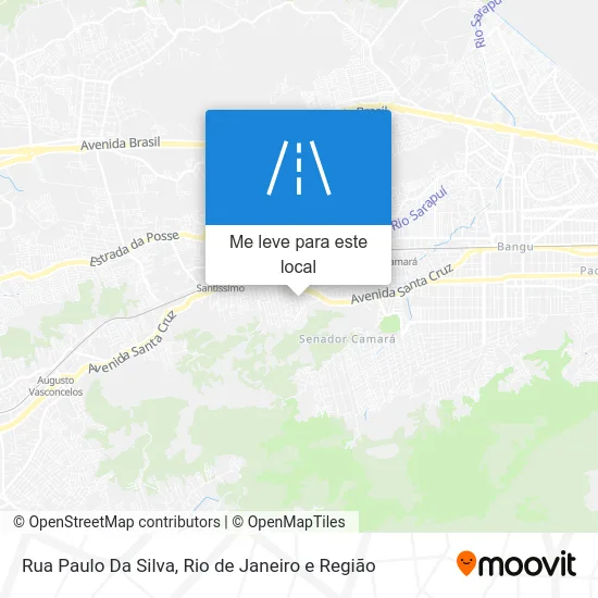 Rua Paulo Da Silva mapa