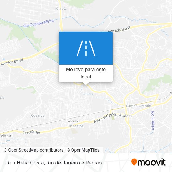 Rua Hélia Costa mapa