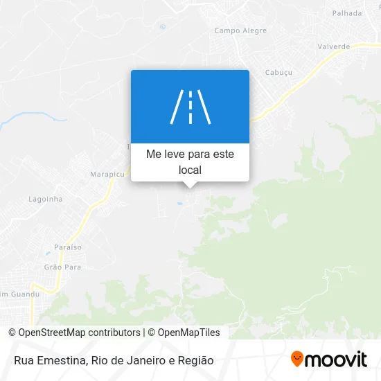 Rua Emestina mapa
