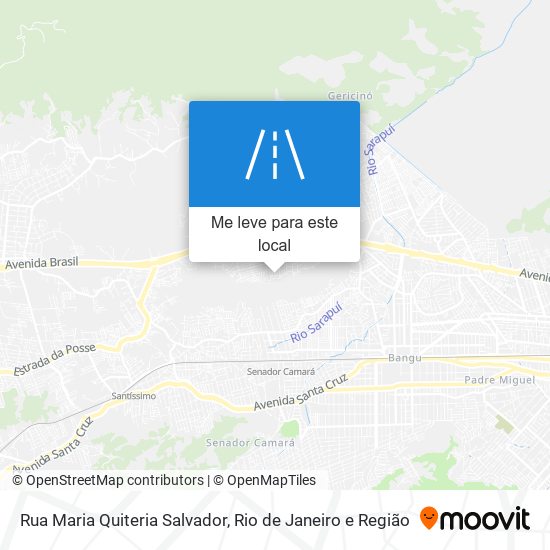 Rua Maria Quiteria Salvador mapa
