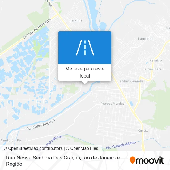 Rua Nossa Senhora Das Graças mapa