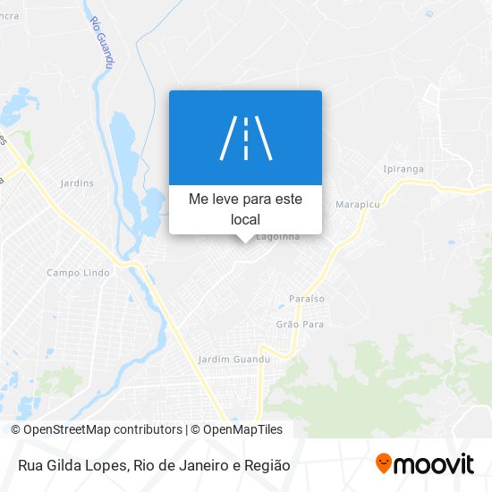 Rua Gilda Lopes mapa