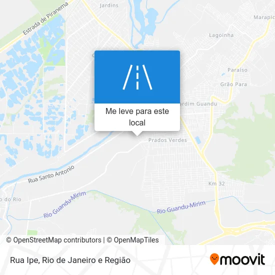 Rua Ipe mapa