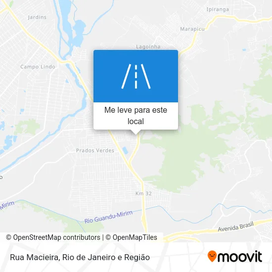 Rua Macieira mapa