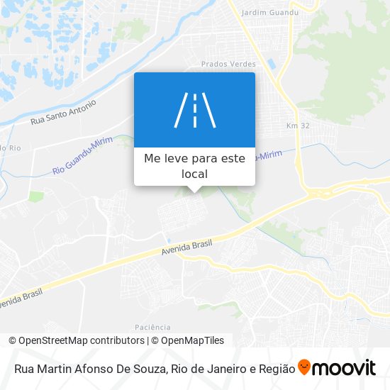 Rua Martin Afonso De Souza mapa