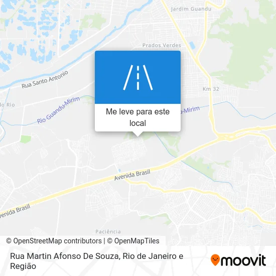 Rua Martin Afonso De Souza mapa