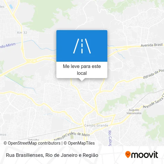 Rua Brasilienses mapa