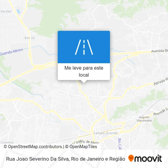 Rua Joao Severino Da Silva mapa