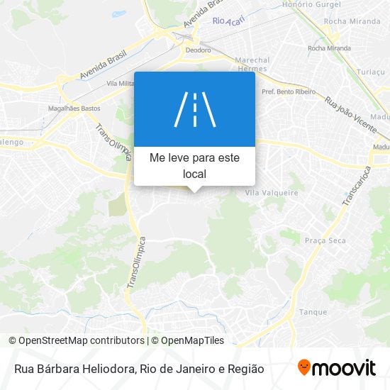 Rua Bárbara Heliodora mapa