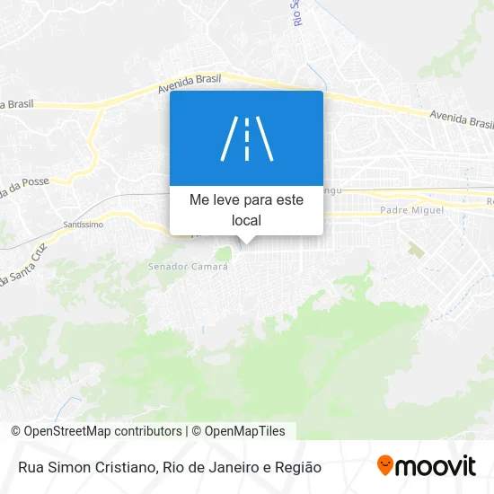 Rua Simon Cristiano mapa