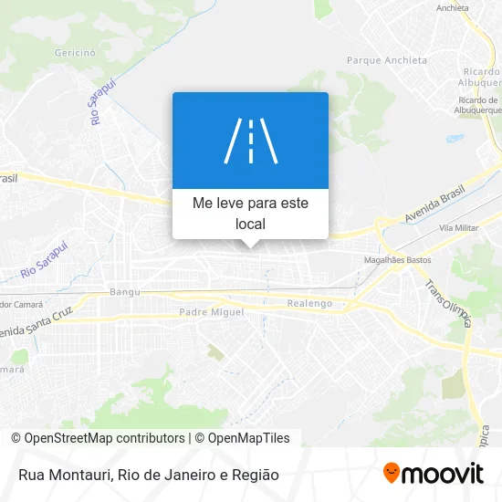 Rua Montauri mapa