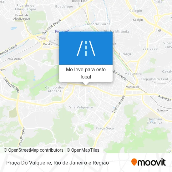 Praça Do Valqueire mapa