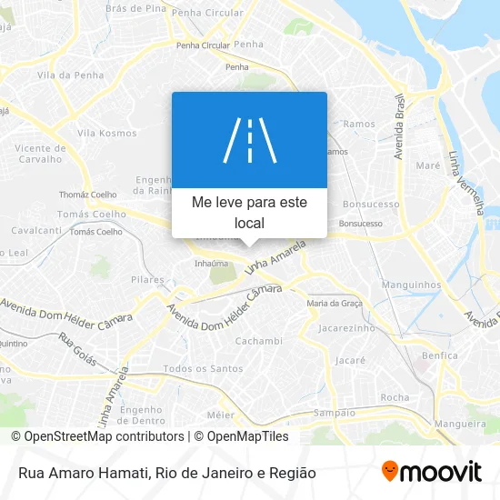 Rua Amaro Hamati mapa
