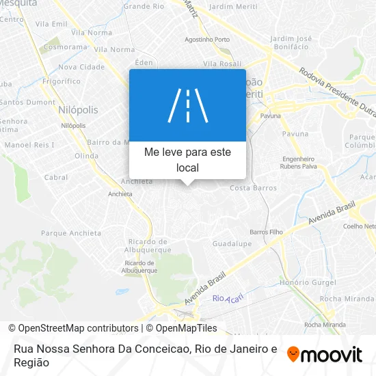 Rua Nossa Senhora Da Conceicao mapa