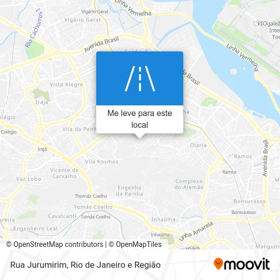 Rua Jurumirim mapa