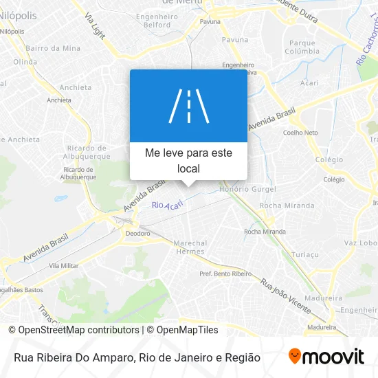 Rua Ribeira Do Amparo mapa
