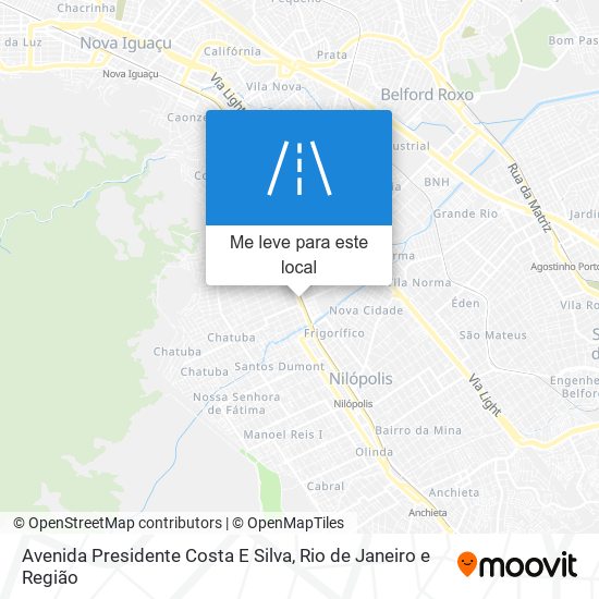 Avenida Presidente Costa E Silva mapa