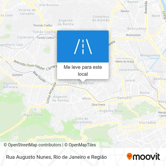 Rua Augusto Nunes mapa