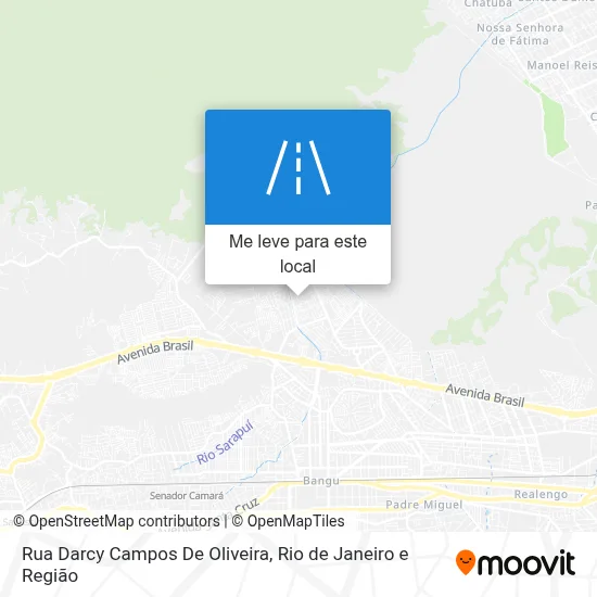 Rua Darcy Campos De Oliveira mapa