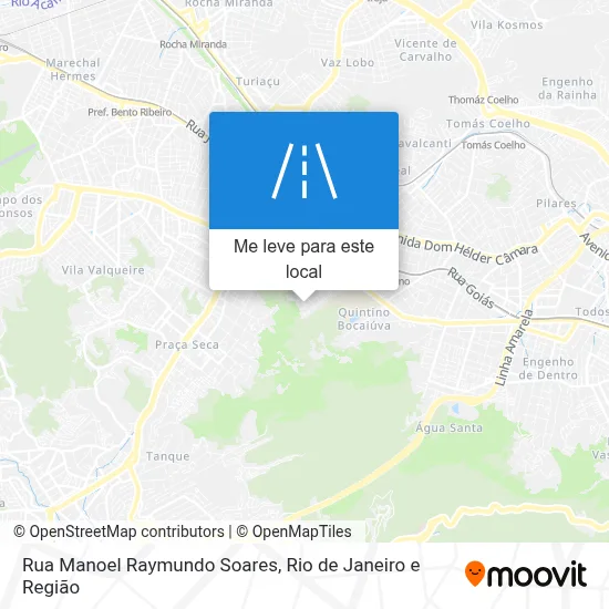 Rua Manoel Raymundo Soares mapa