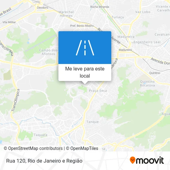 Rua 120 mapa