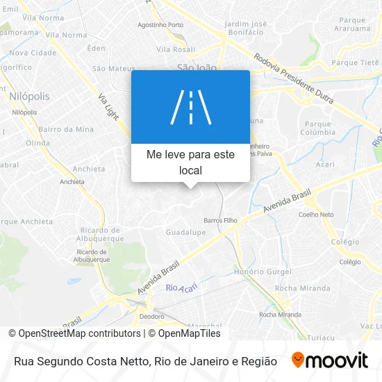 Rua Segundo Costa Netto mapa