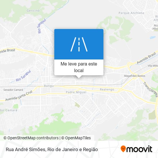 Rua André Simões mapa