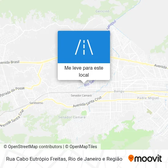 Rua Cabo Eutrópio Freitas mapa