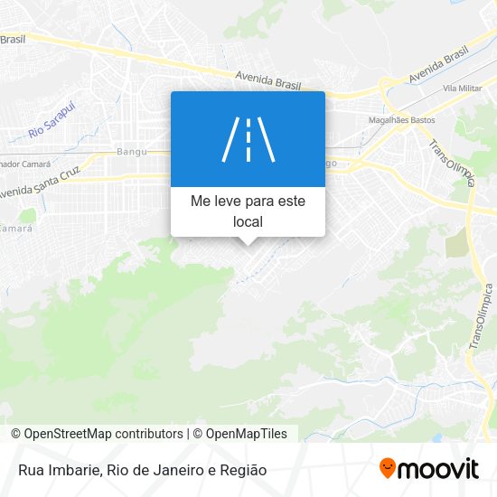 Rua Imbarie mapa