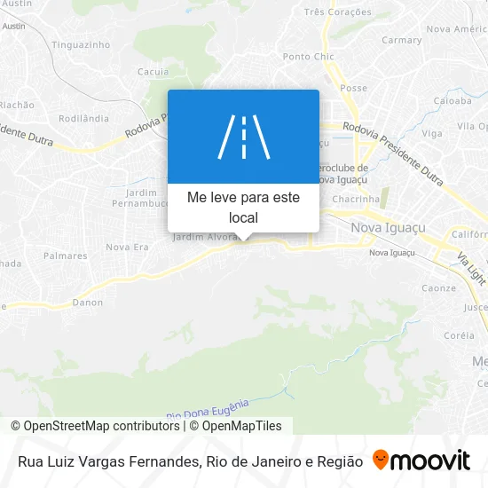 Rua Luiz Vargas Fernandes mapa