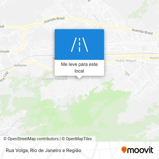 Rua Volga mapa