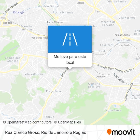 Rua Clarice Gross mapa
