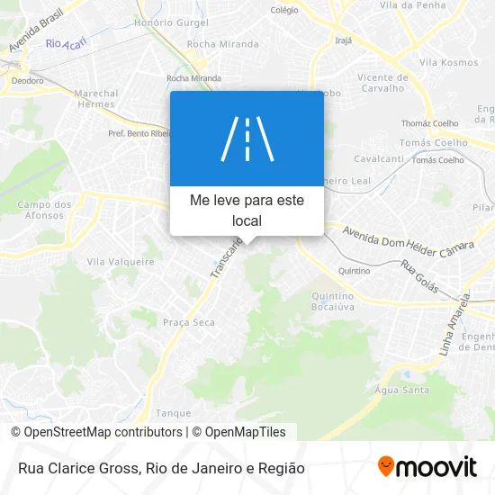 Rua Clarice Gross mapa
