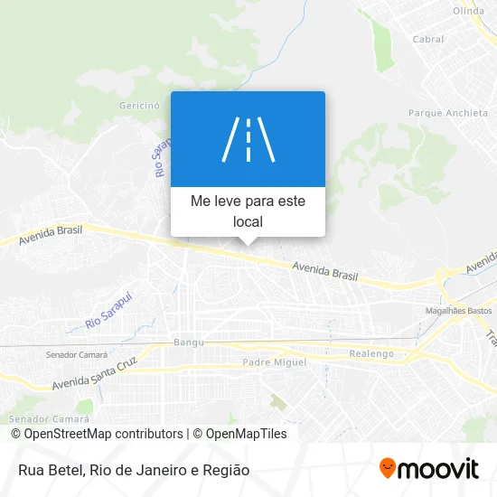 Rua Betel mapa
