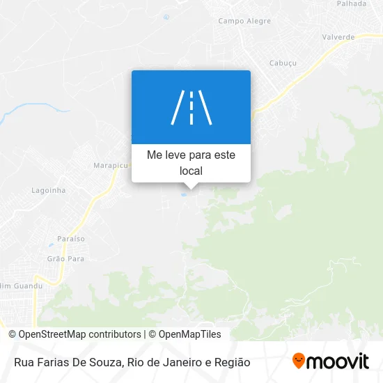 Rua Farias De Souza mapa