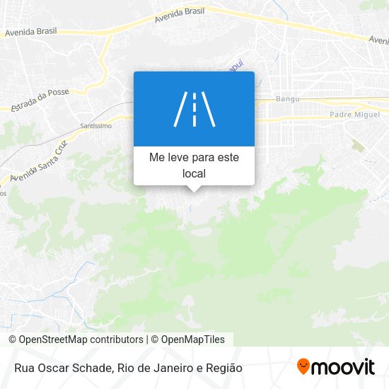 Rua Oscar Schade mapa