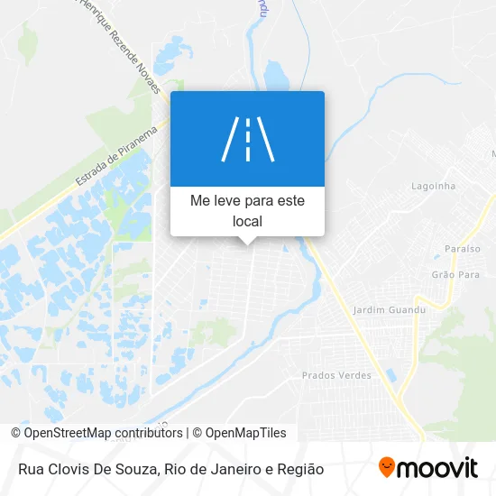 Rua Clovis De Souza mapa