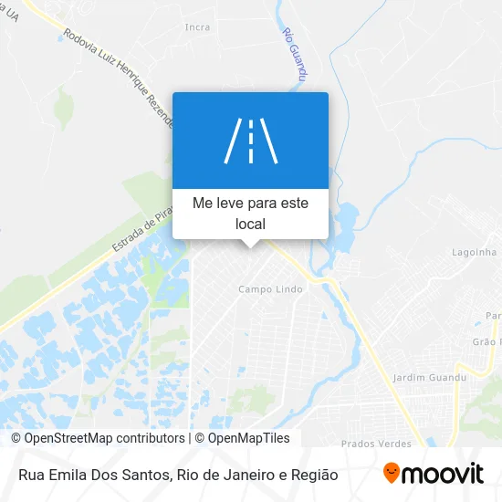 Rua Emila Dos Santos mapa